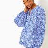 Laurelie Linen Printed Top